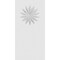 Ekena Millwork Standard Foster Flower Plinth Block With Square Edge, 2 1/2"W x 5"H x 1"P PBP025X050X100FOS09 - alternate 4